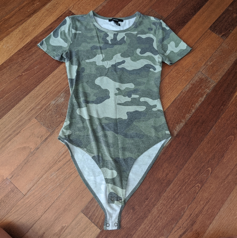 Camo Bodysuit Tee